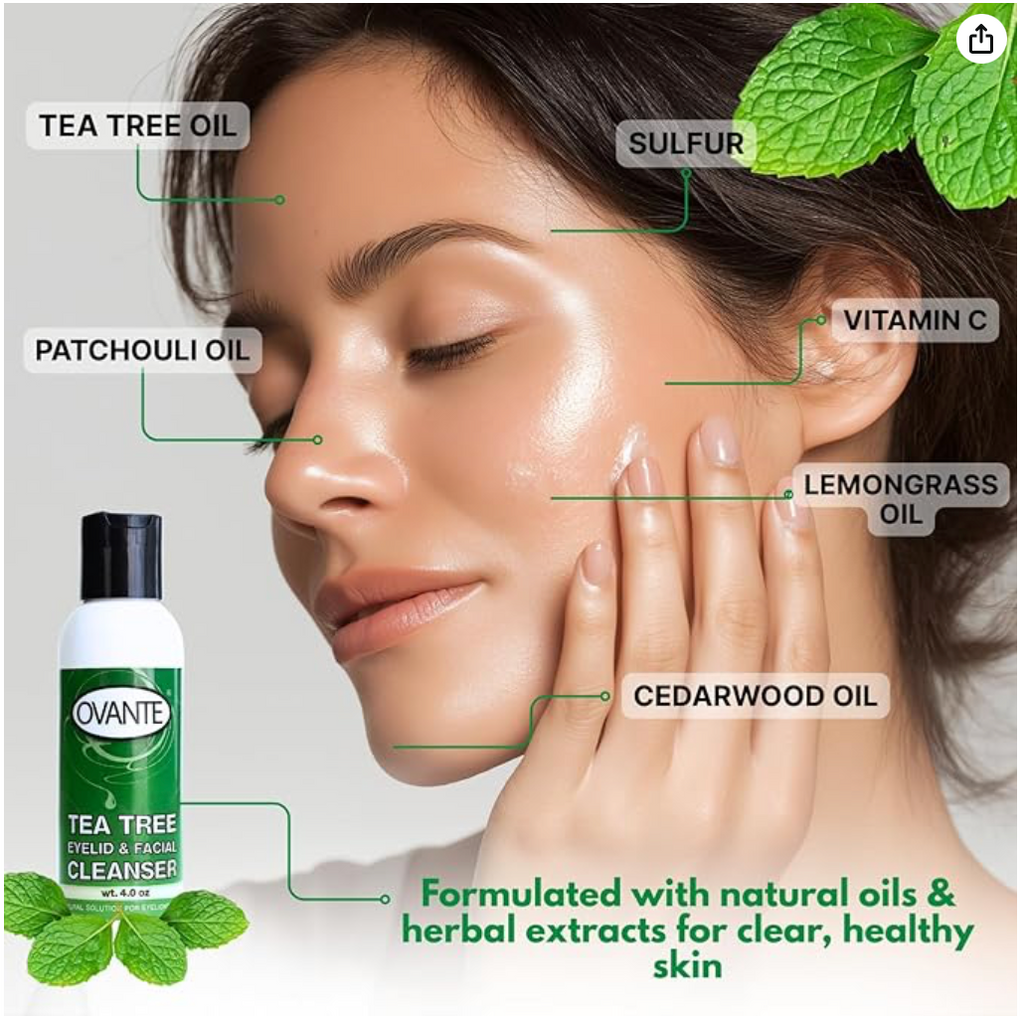 Demodex Tree Tree Oil Cleanser for Eyelids & Face