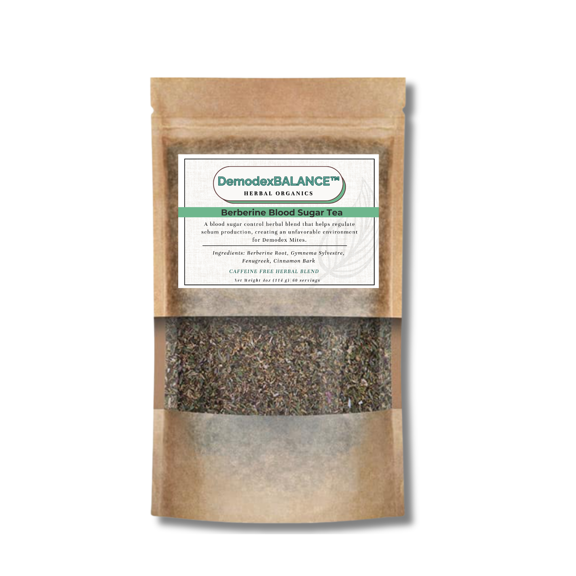 Berberine Blood Sugar Tea | Caffeine-Free Loose Leaf Tea for Skin & Scalp Balance