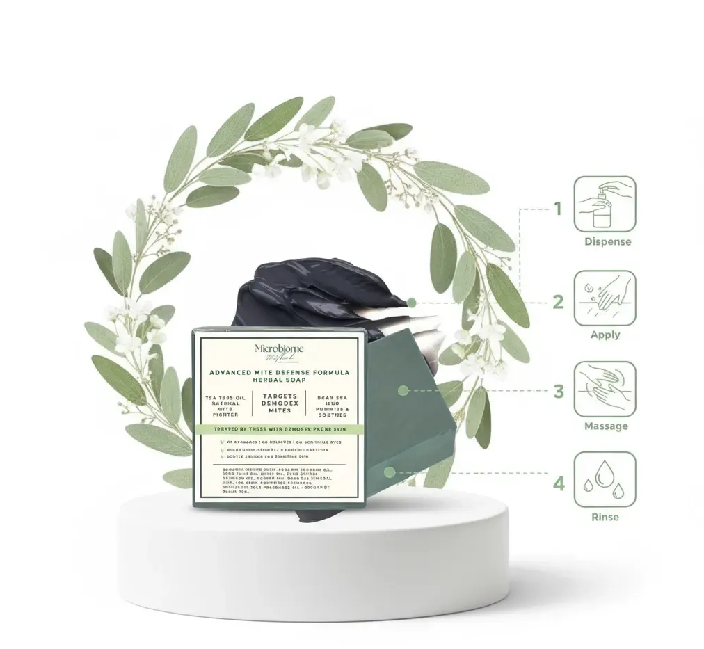 Demodex-Prone Skin Cleansing Bar | Microbiome Method